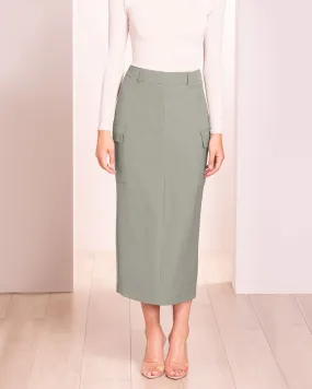 Siela Cargo Midi Skirt